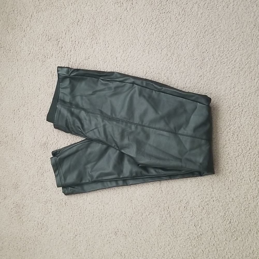 Threadsence Women's Faux Leather Leggings